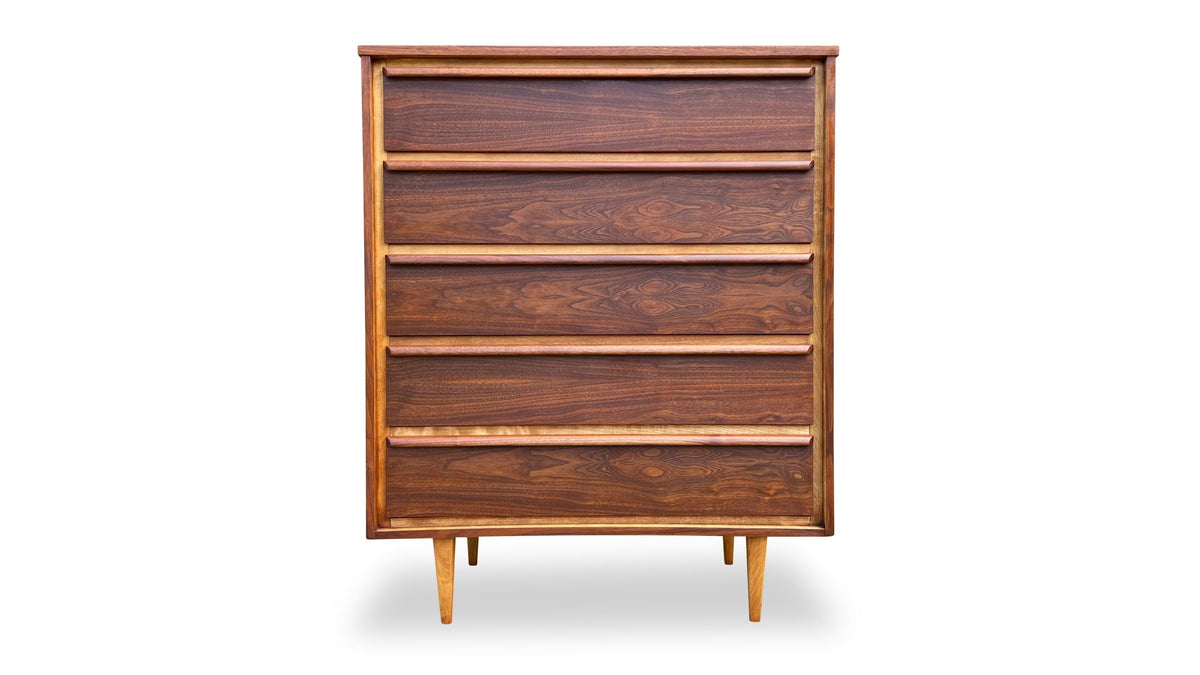 HPL Walnut Chest of Drawers