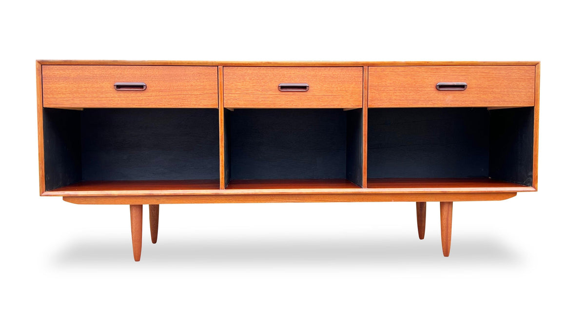 Teak Record Cabinet/Open Sideboard