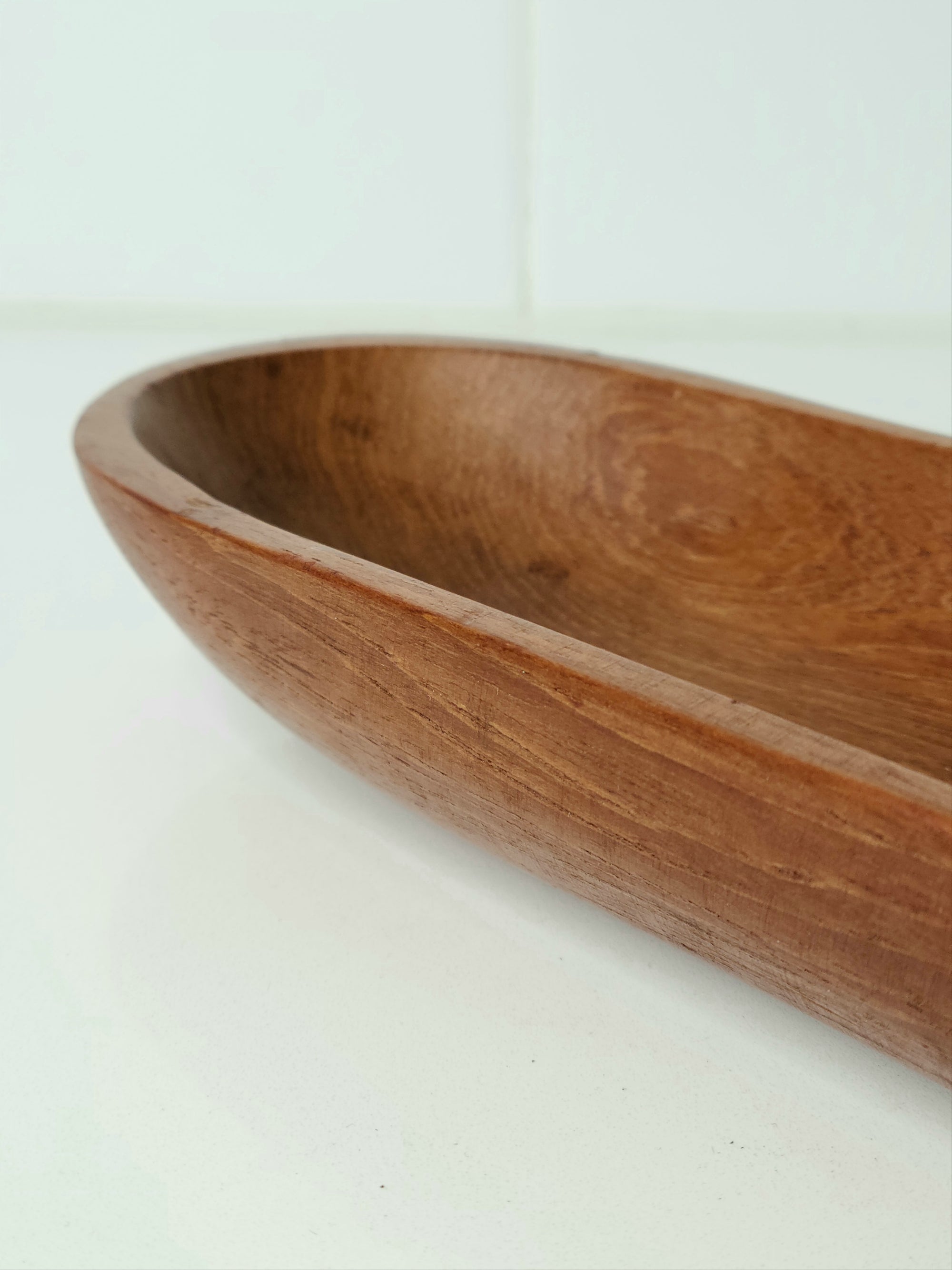 Vintage Teak Long Bowl