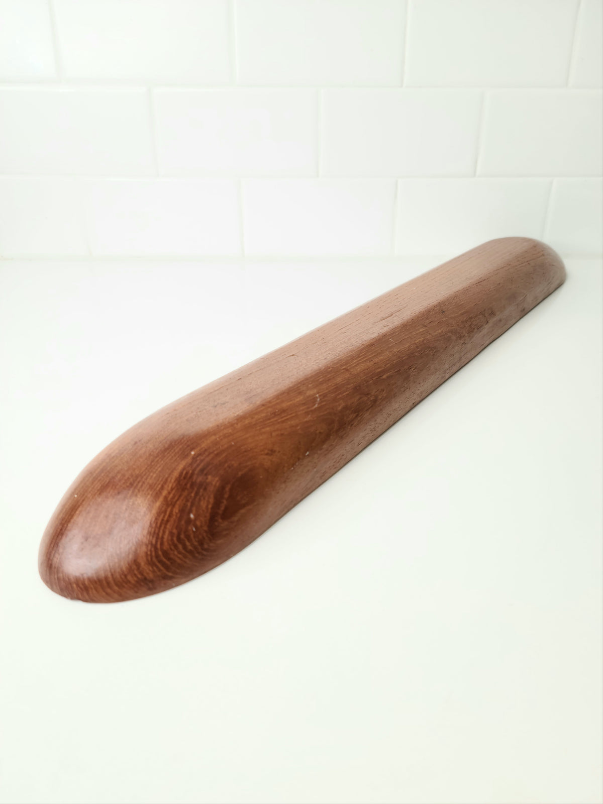 Vintage Teak Long Bowl