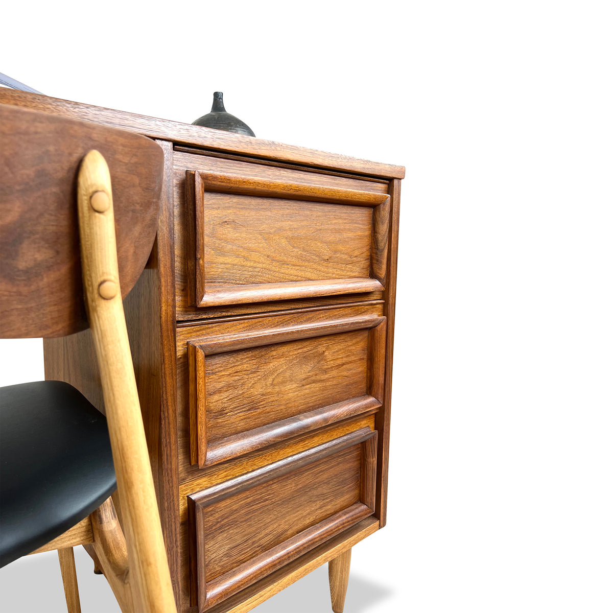 Four Drawer Walnut Desk