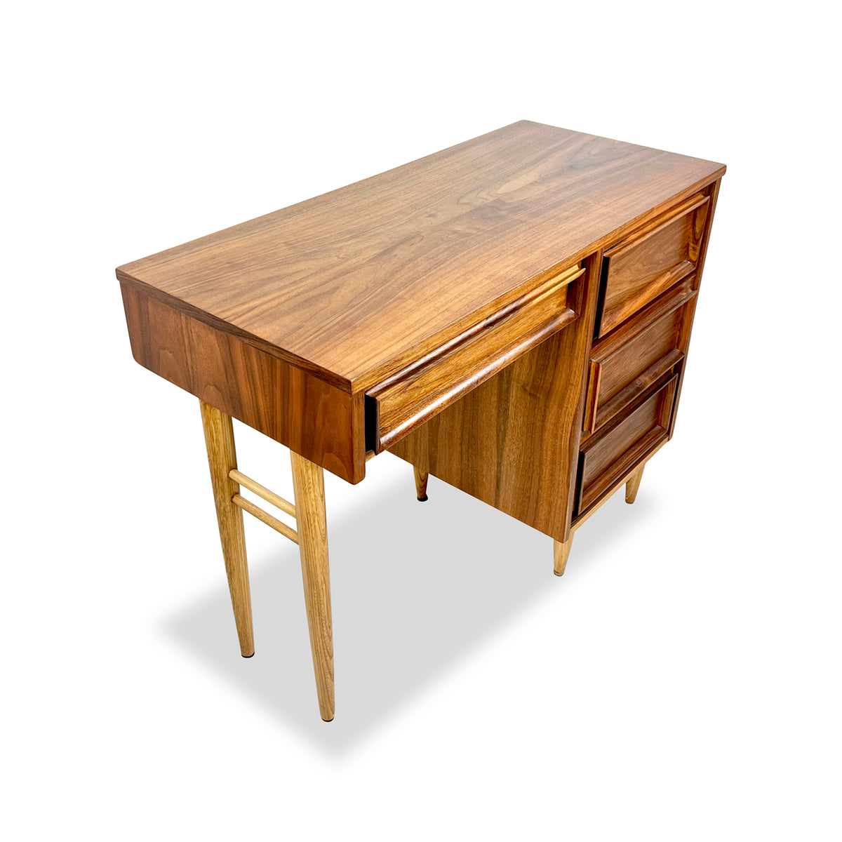 Four Drawer Walnut Desk