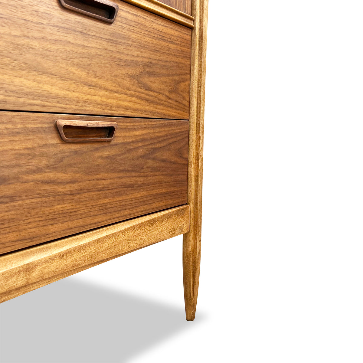 Walnut Nine Drawer Dresser by Deilcraft