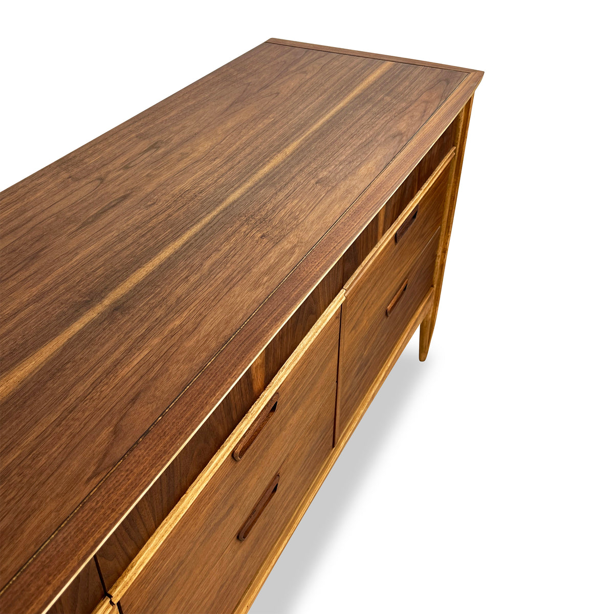 Walnut Nine Drawer Dresser by Deilcraft