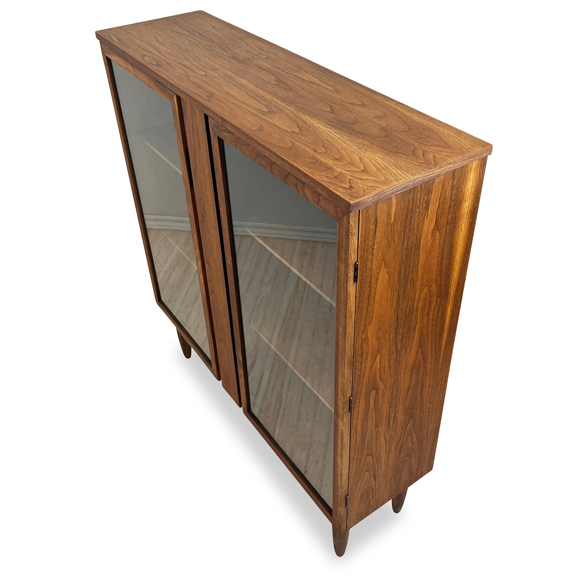Walnut Display Case by Kaufman