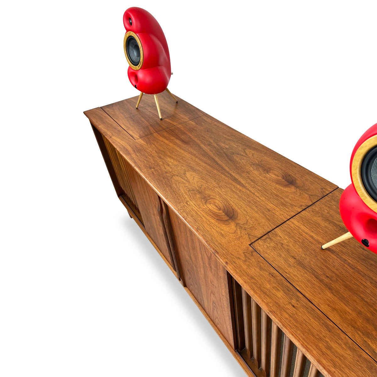 Walnut Stereo Cabinet by Fleetwood