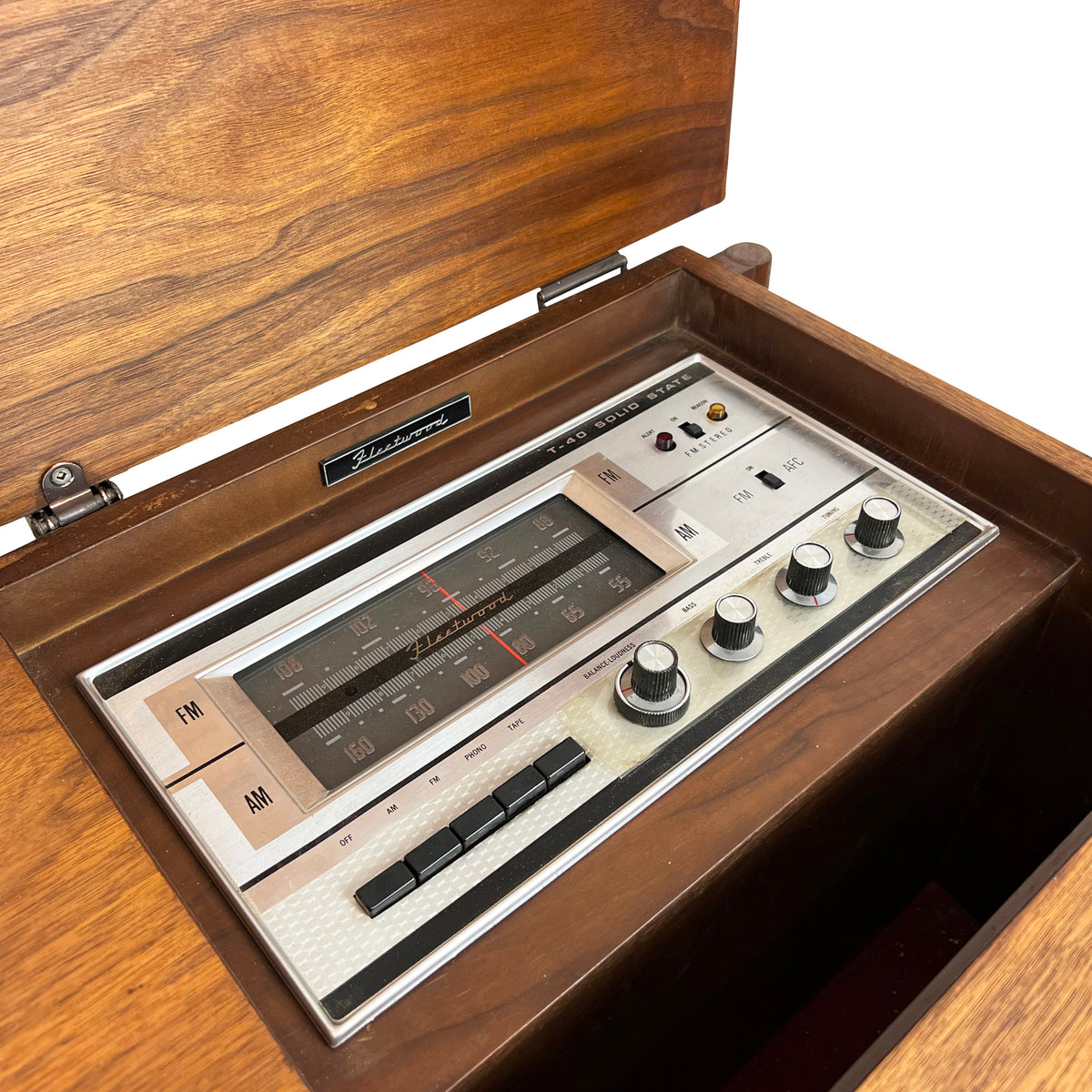 Walnut Stereo Cabinet by Fleetwood