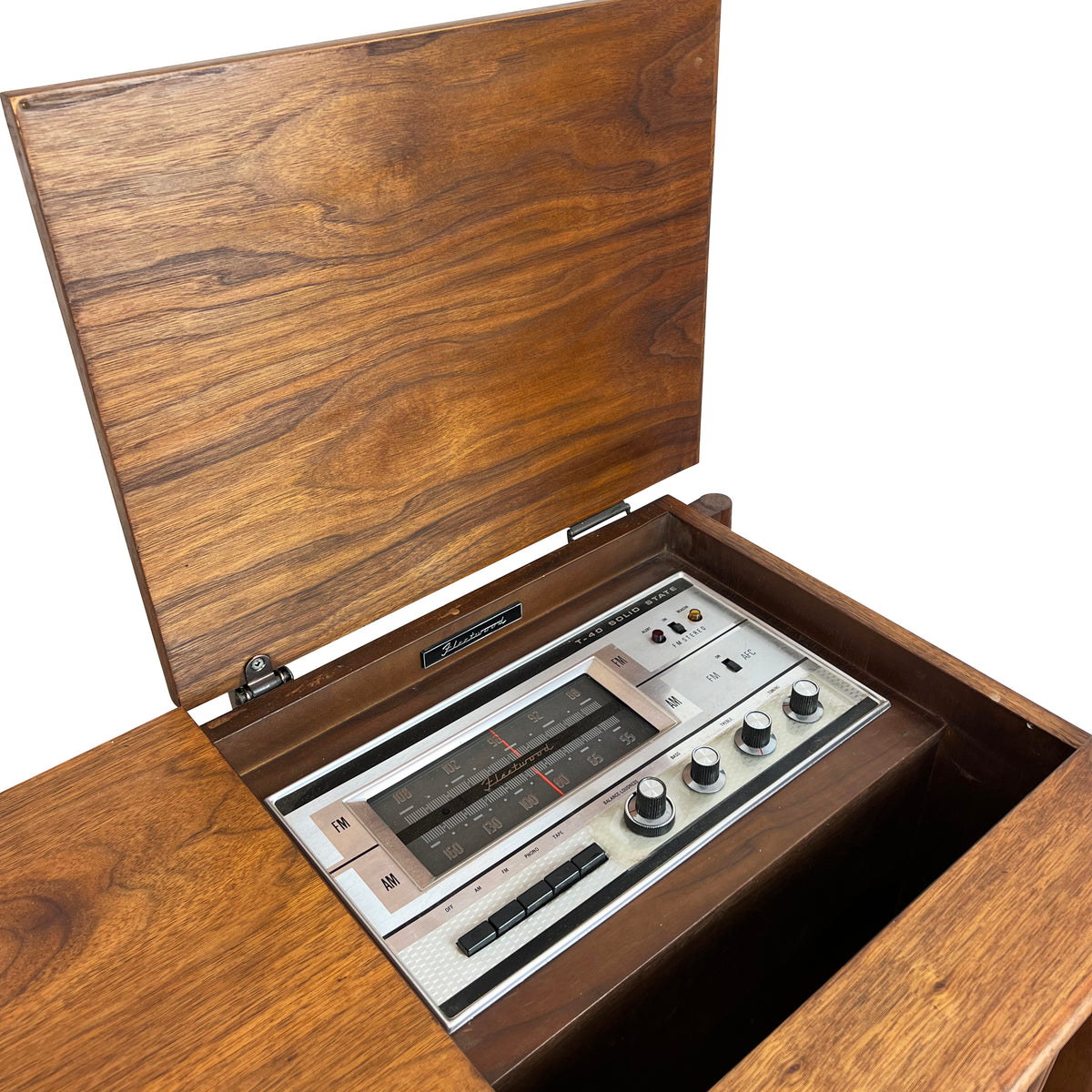 Walnut Stereo Cabinet by Fleetwood