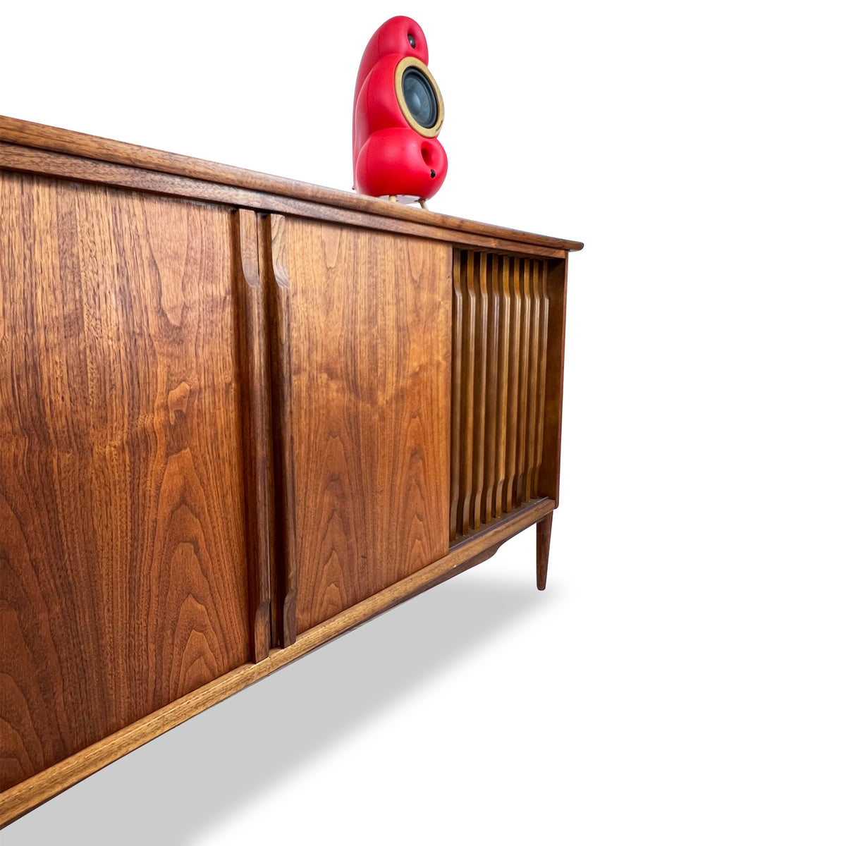 Walnut Stereo Cabinet by Fleetwood