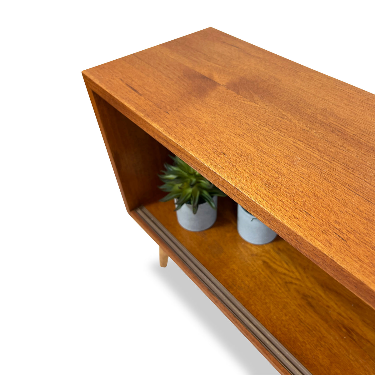 Compact Teak Display Case