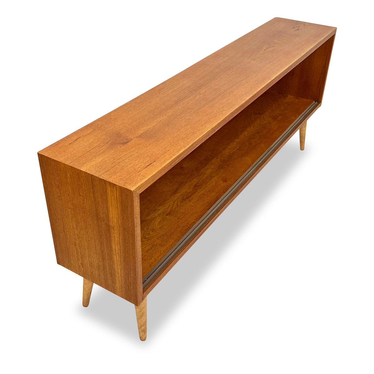 Compact Teak Display Case