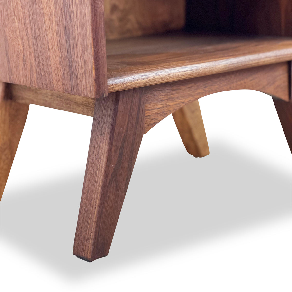 Walnut Nightstand by Gibbard