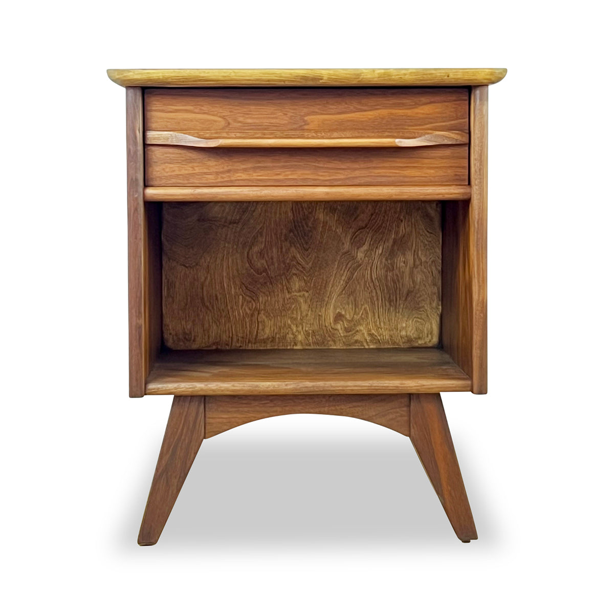 Walnut Nightstand by Gibbard