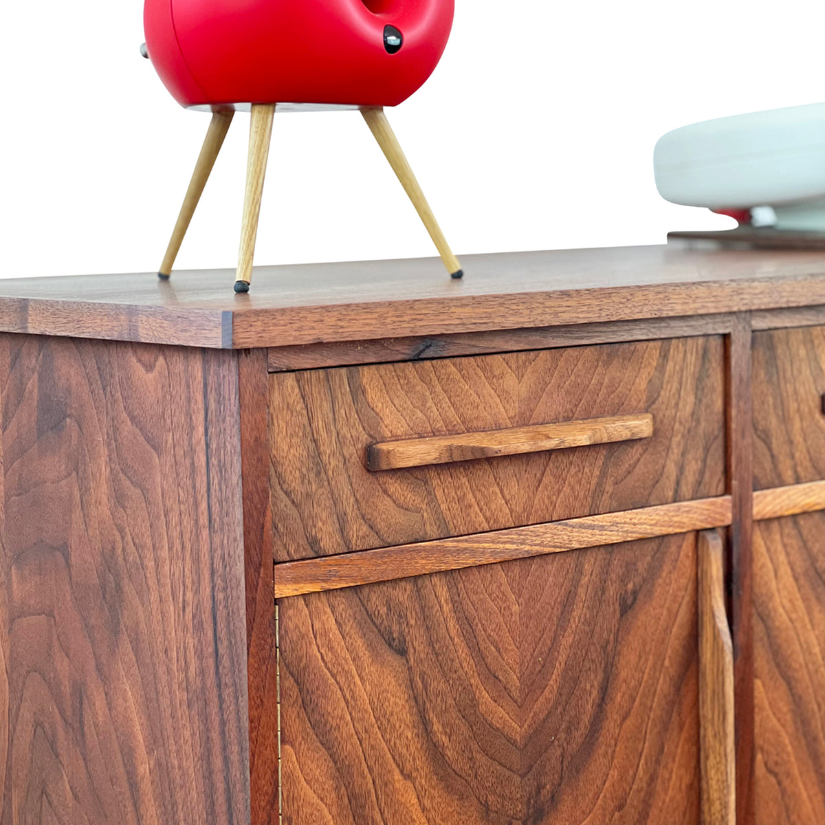 Walnut Record Cabinet/Sideboard