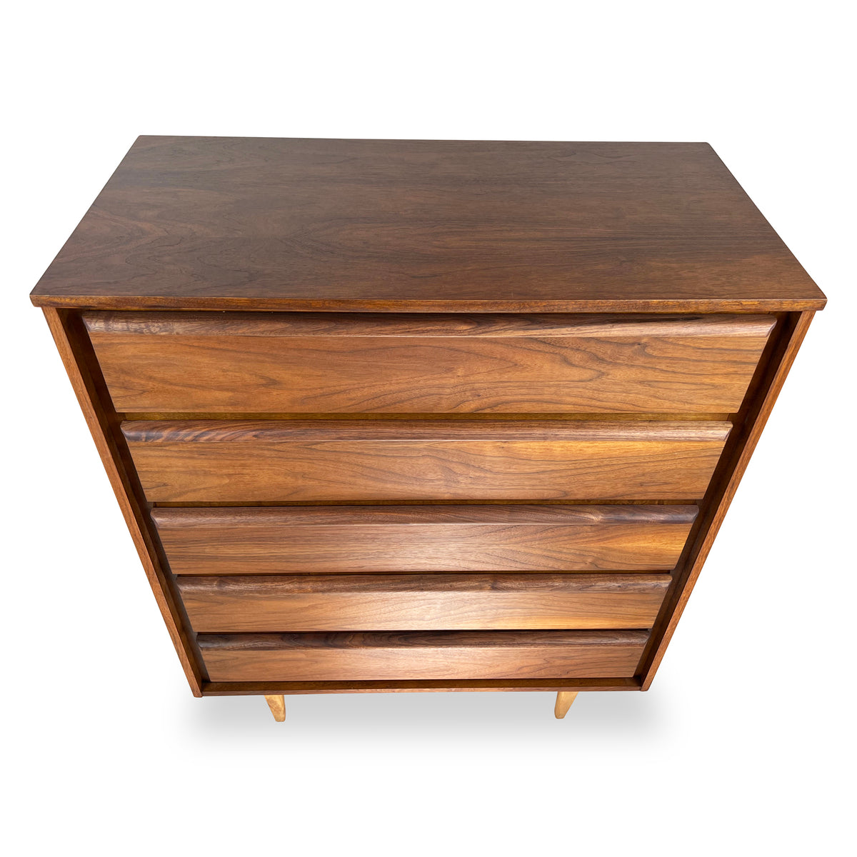 HPL Walnut Chest of Drawers