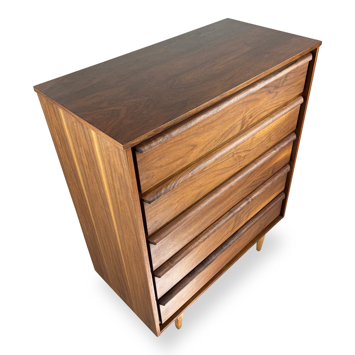 HPL Walnut Chest of Drawers