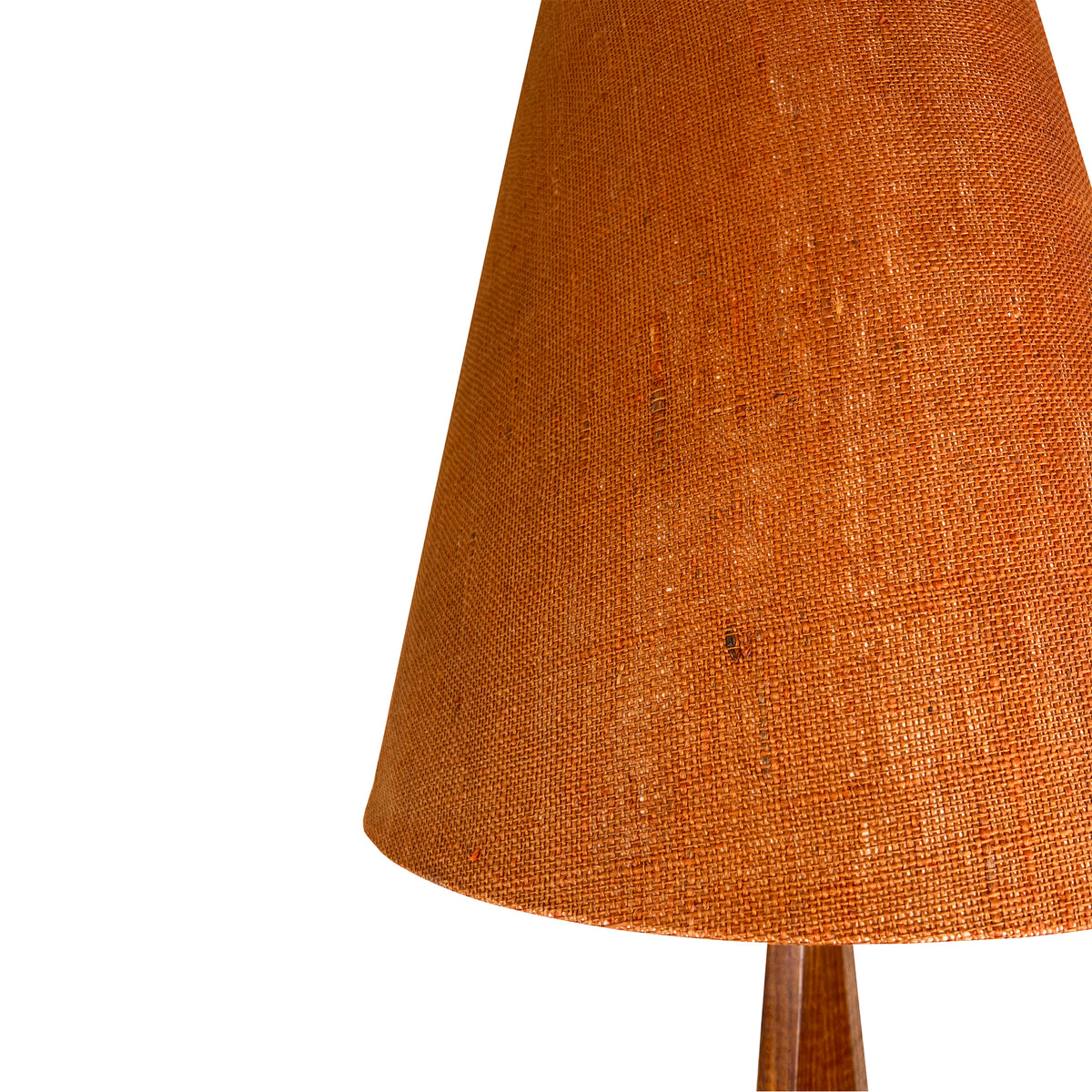 Teak Zig Zag Floor Lamp
