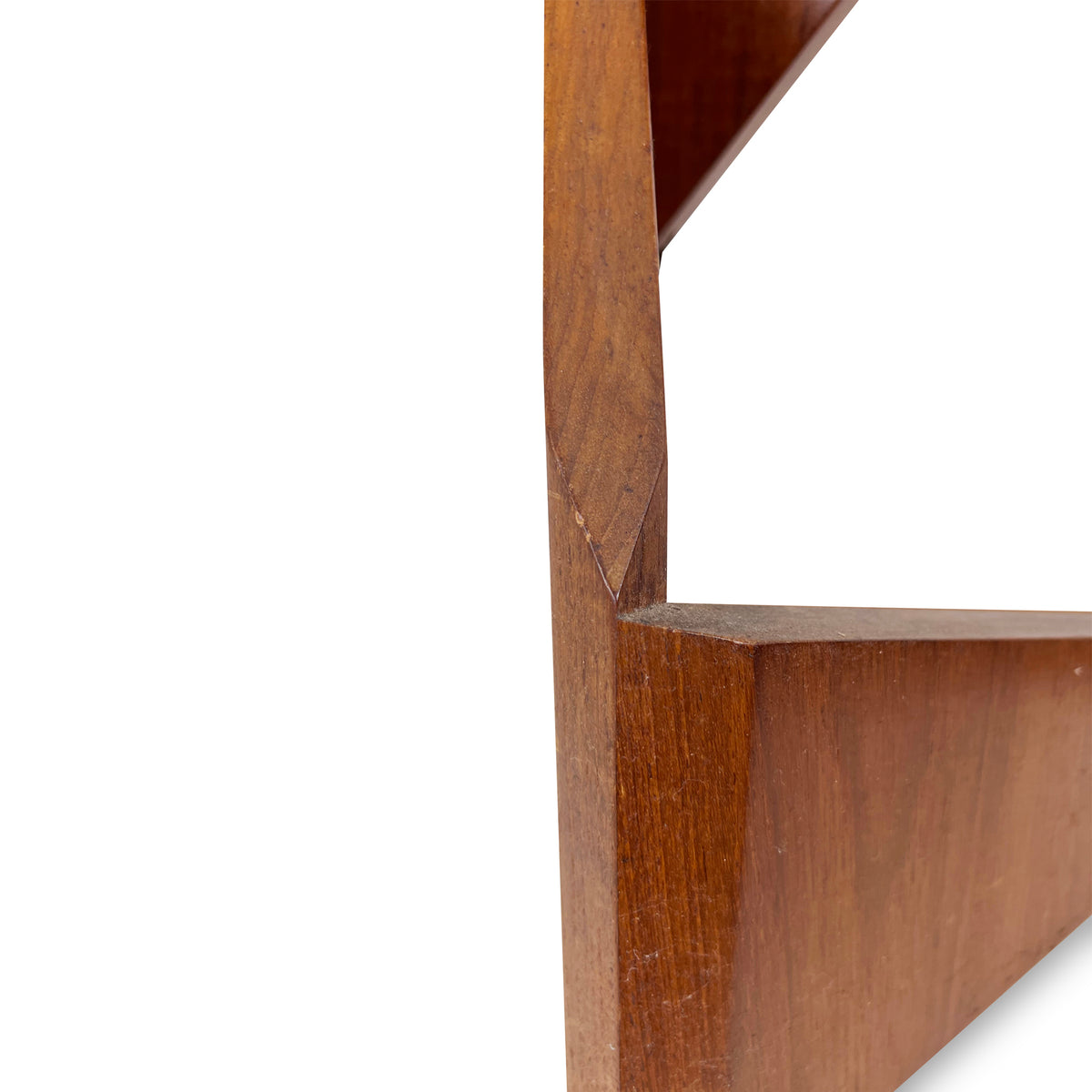 Teak Zig Zag Floor Lamp