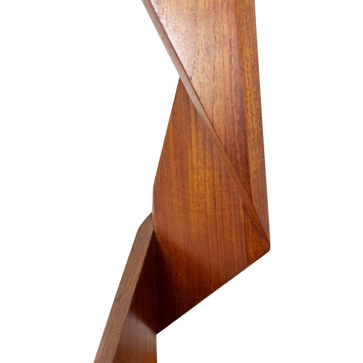 Teak Zig Zag Floor Lamp