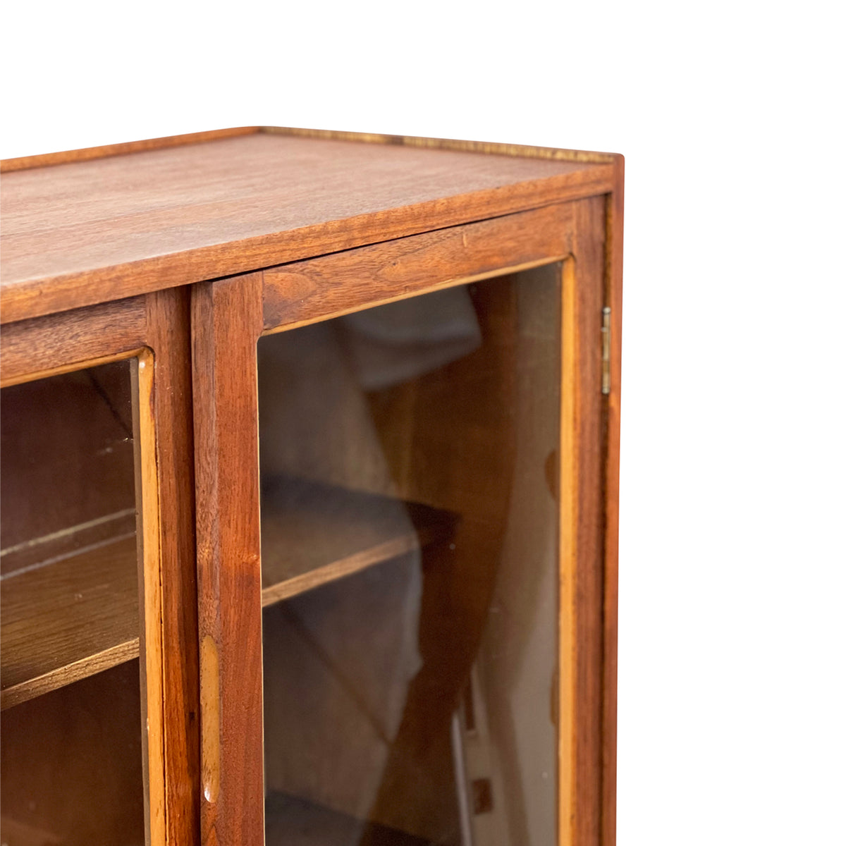 Walnut Bookcase with Drawers