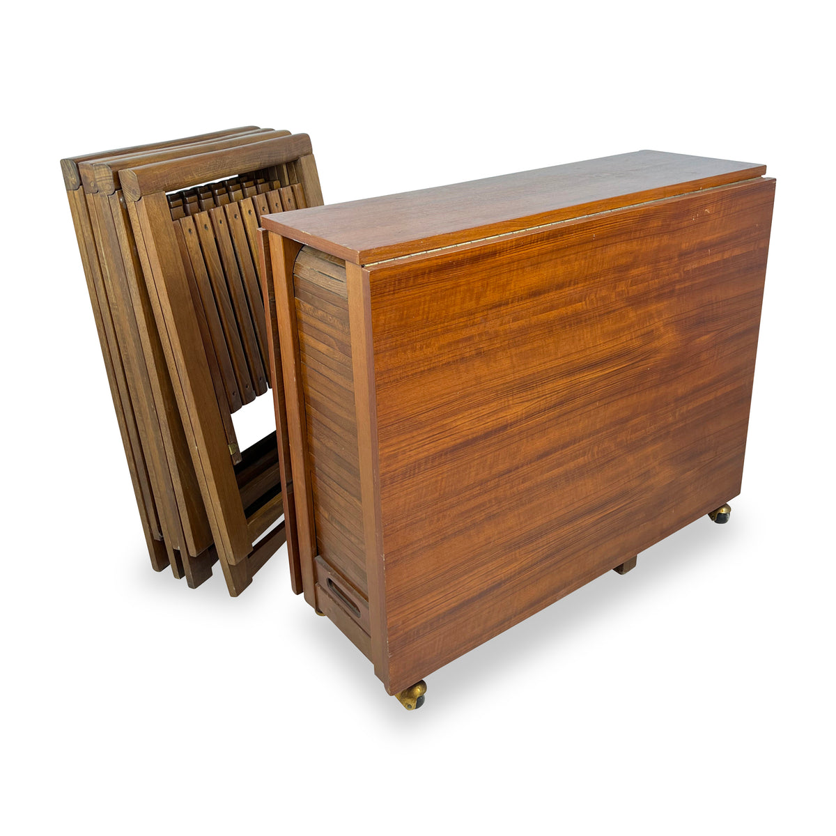 Teak Folding Table and Chairs