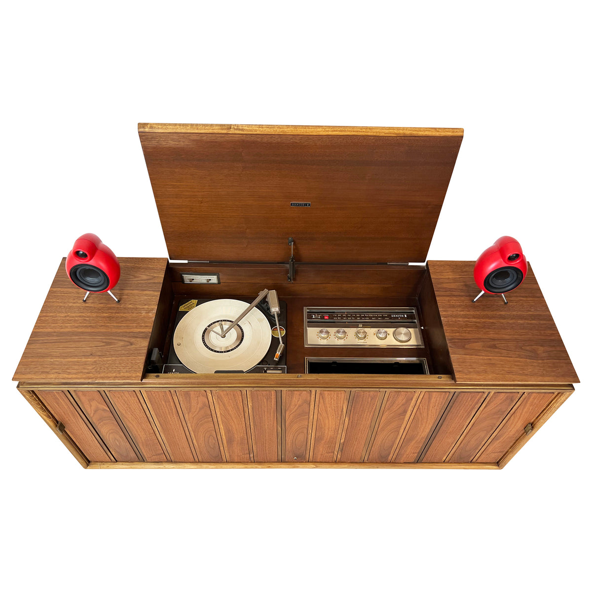 Walnut Stereo Cabinet by Zenith