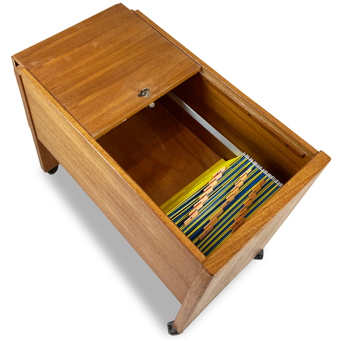 Teak Filing Cabinet