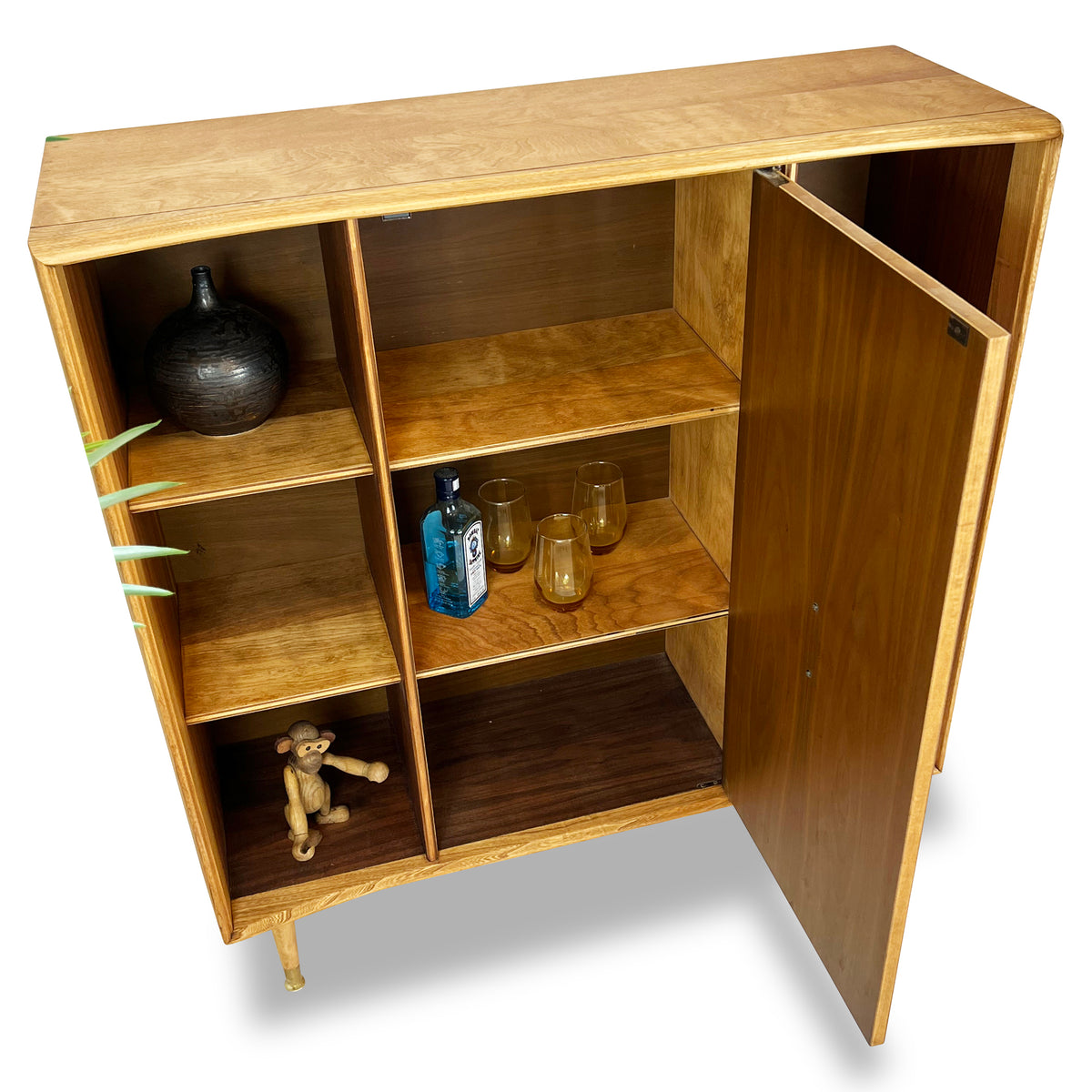 Walnut and Ash Deilcraft Bookcase
