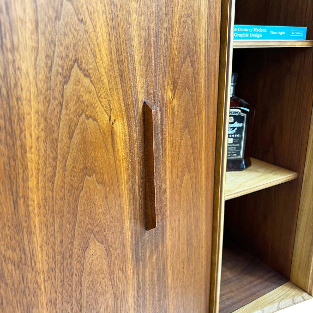 Walnut and Ash Deilcraft Bookcase