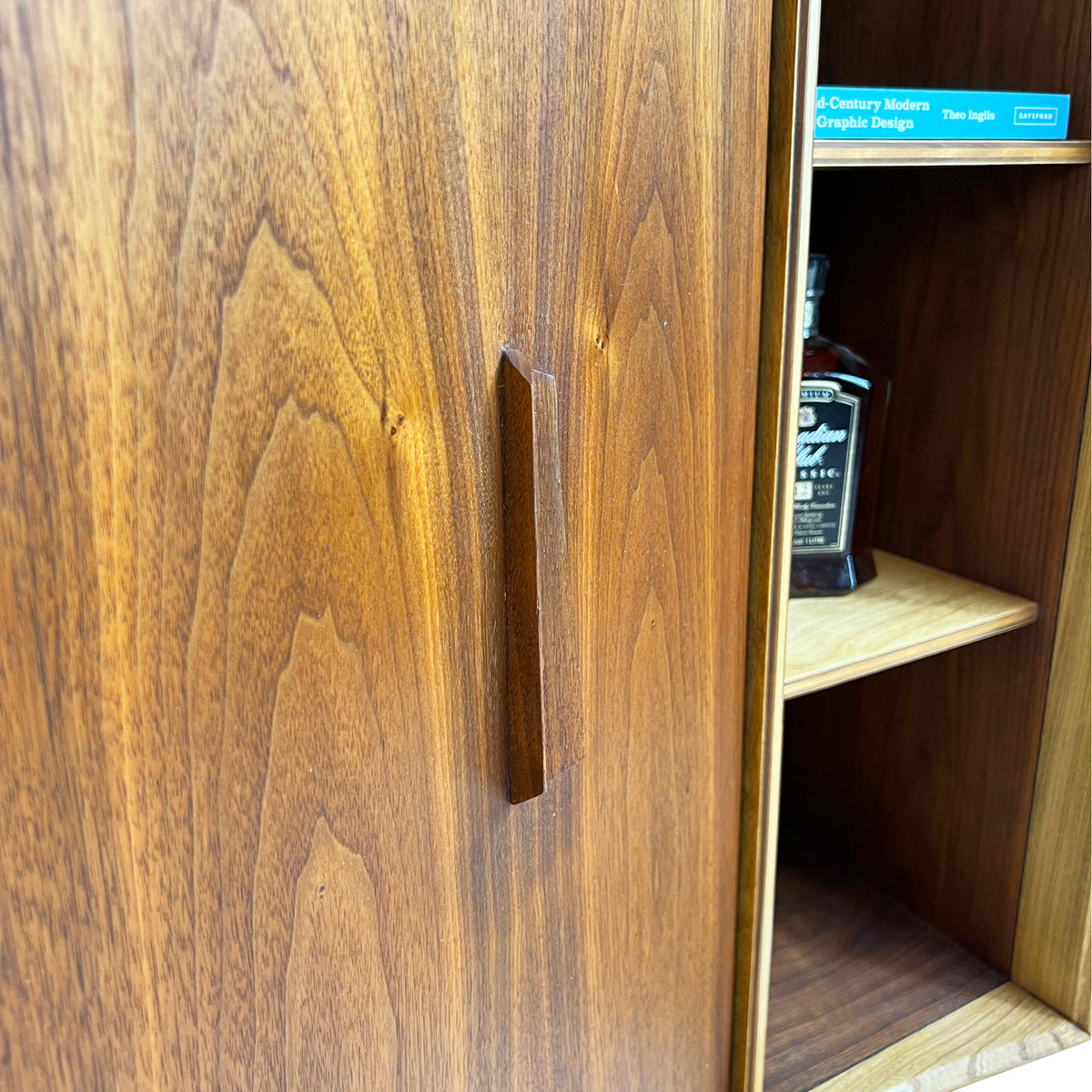 Walnut and Ash Deilcraft Bookcase