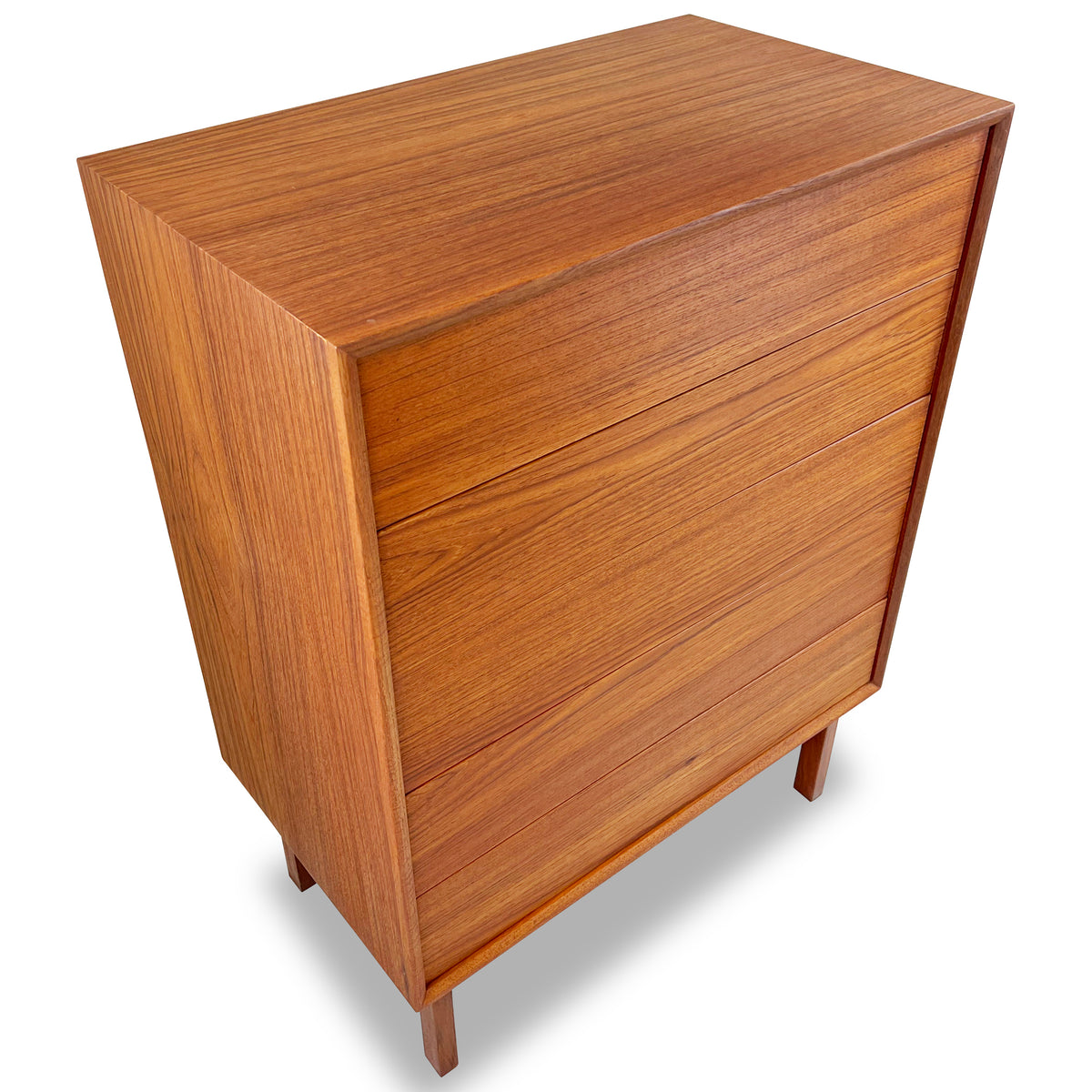 Teak Highboy Dresser