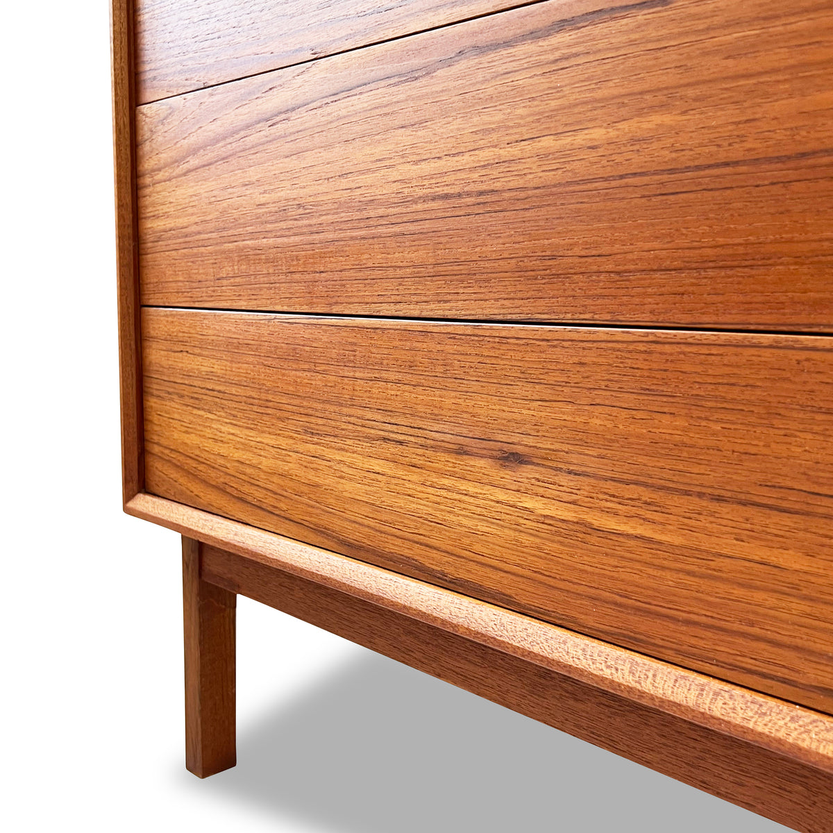 Teak Highboy Dresser