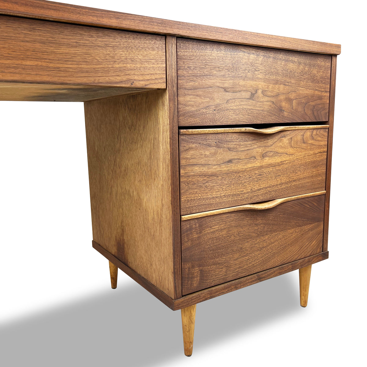 Walnut and Birch Desk
