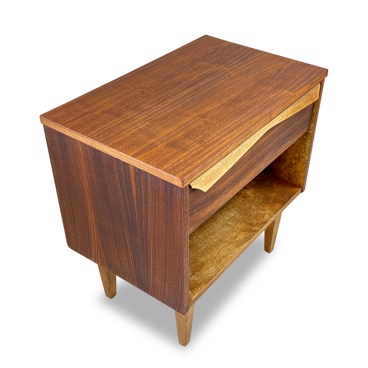Walnut Nightstand by Vic Art