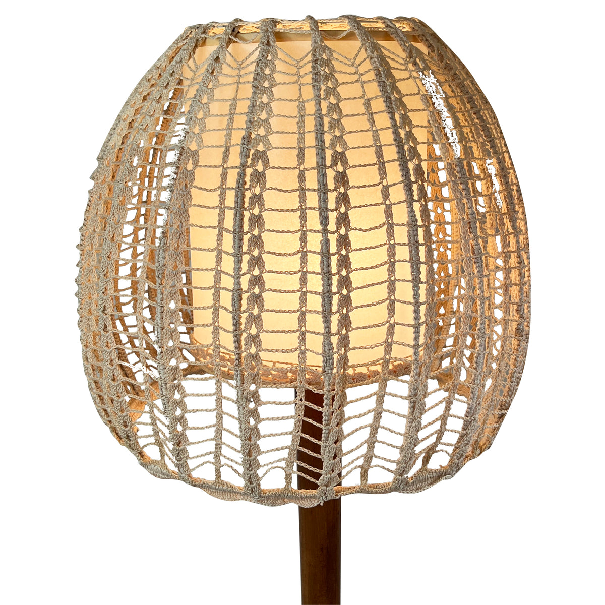 Teak Floor Lamp