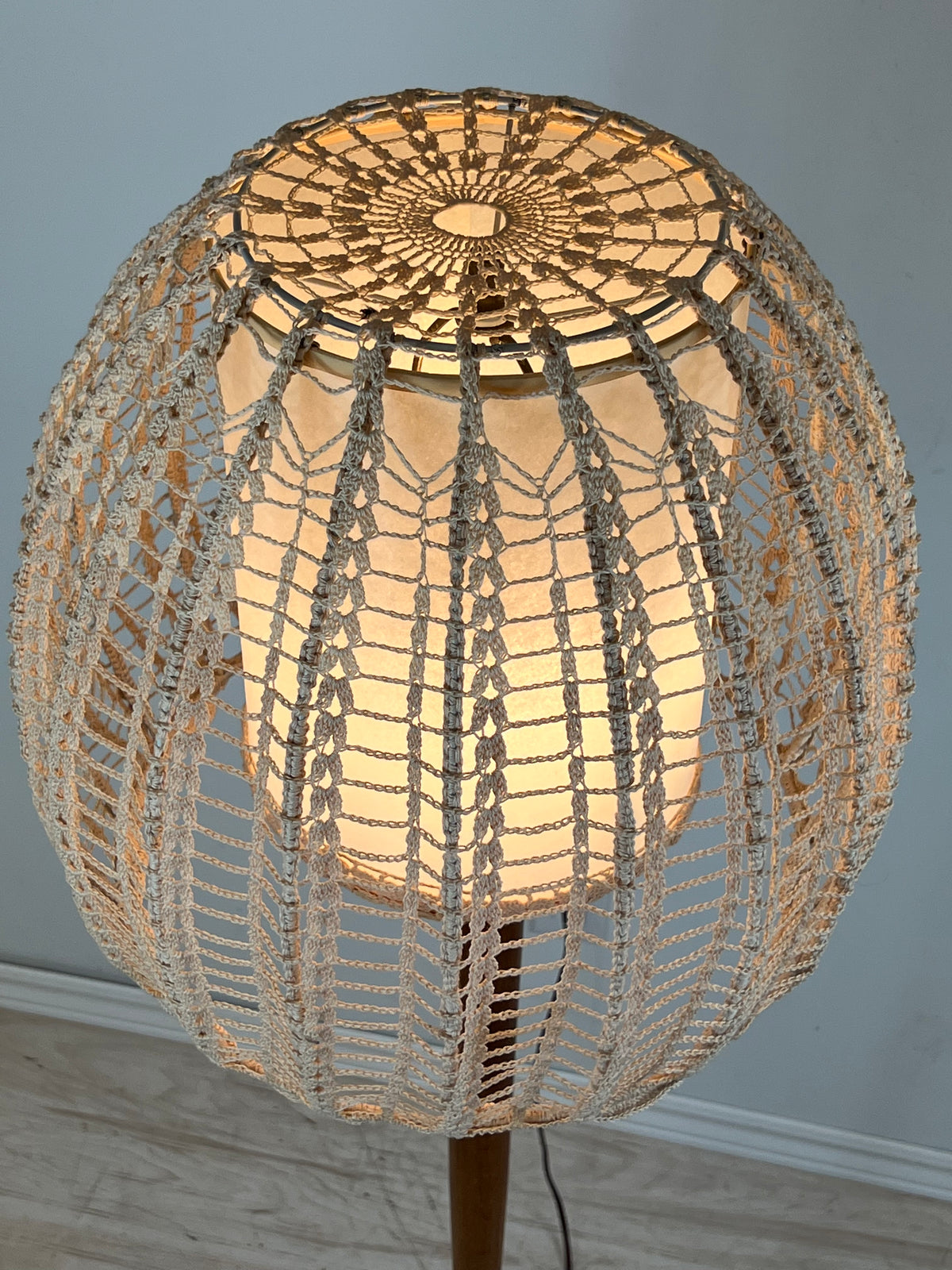 Teak Floor Lamp