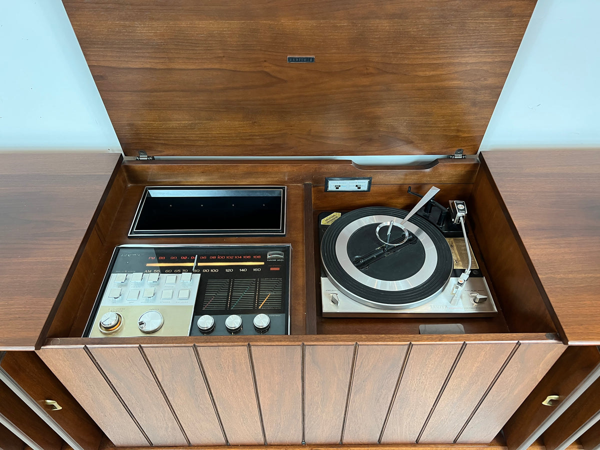 Walnut Stereo Cabinet by Zenith