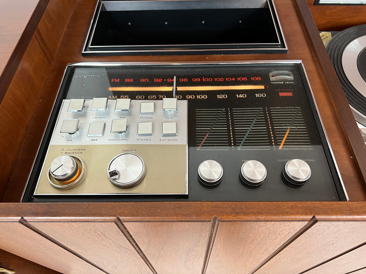 Walnut Stereo Cabinet by Zenith