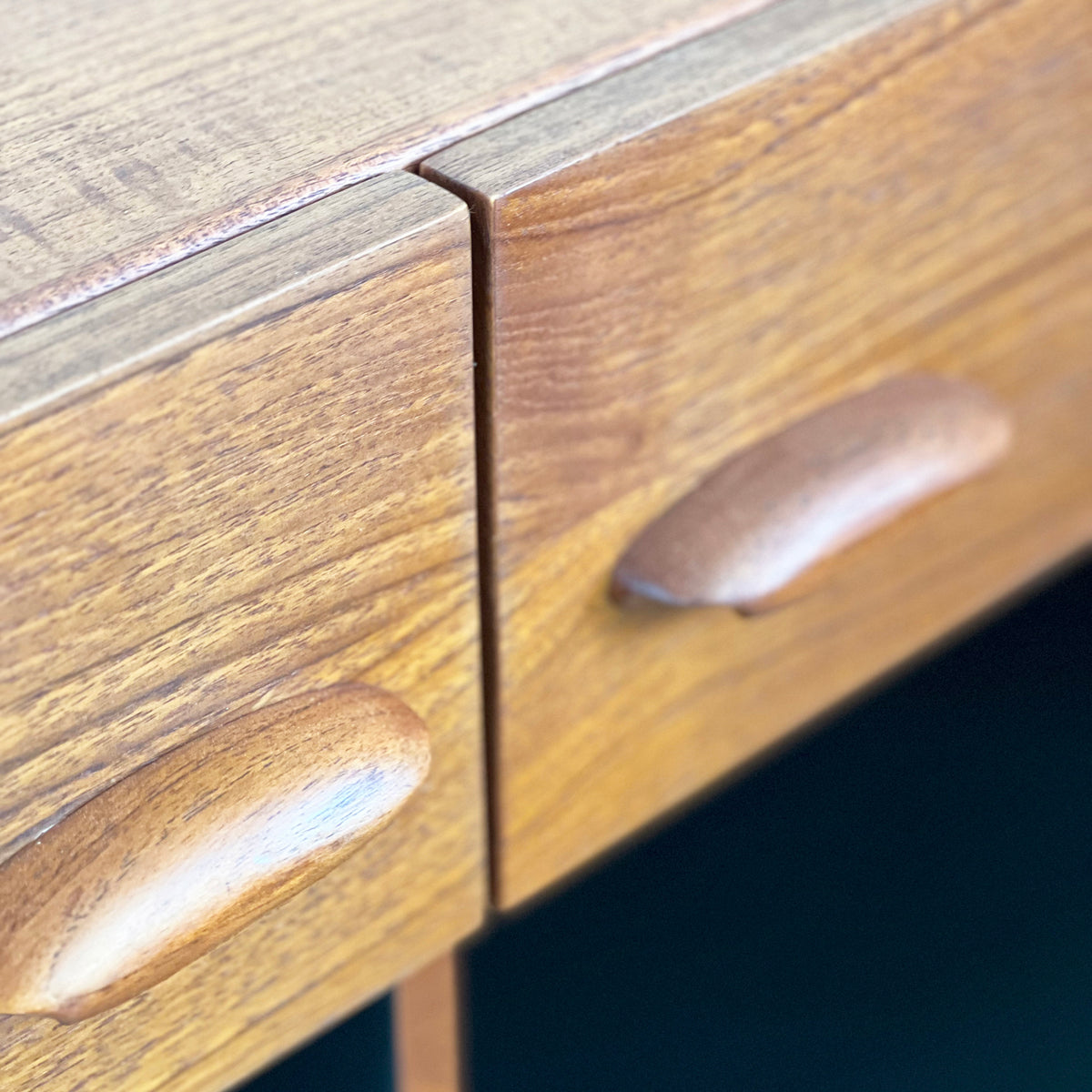 Teak Record Cabinet/Open Sideboard