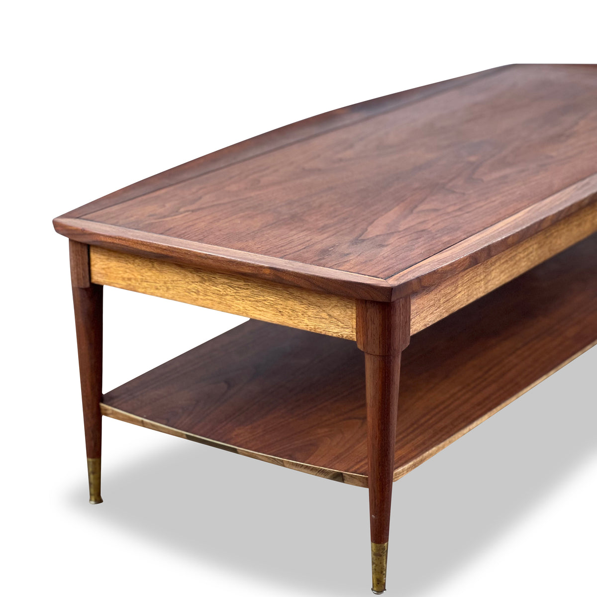 Mid Century Walnut Coffee Table by Deilcraft