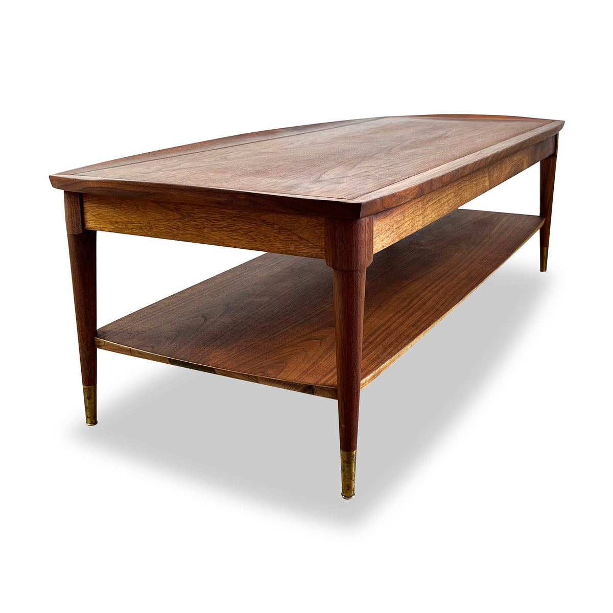 Mid Century Walnut Coffee Table by Deilcraft