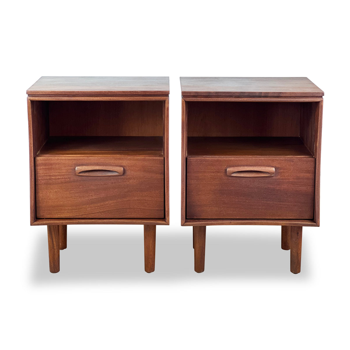 Solid Teak Nightstands by Imperial