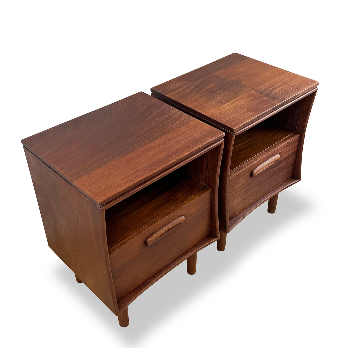 Solid Teak Nightstands by Imperial