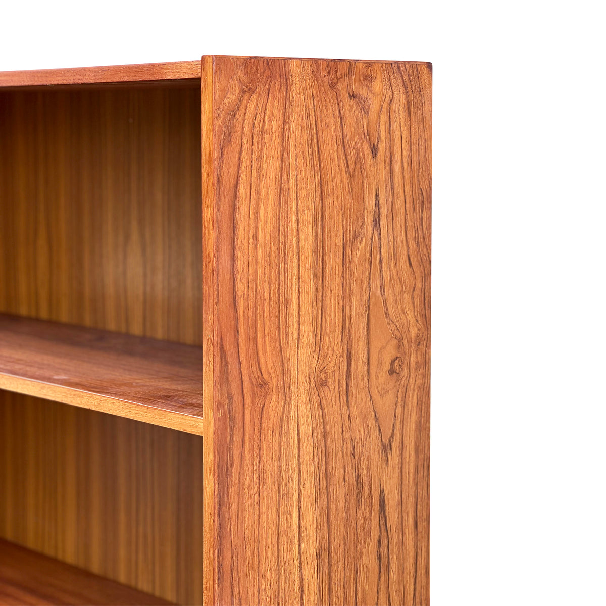 Teak Bookcase with Bar