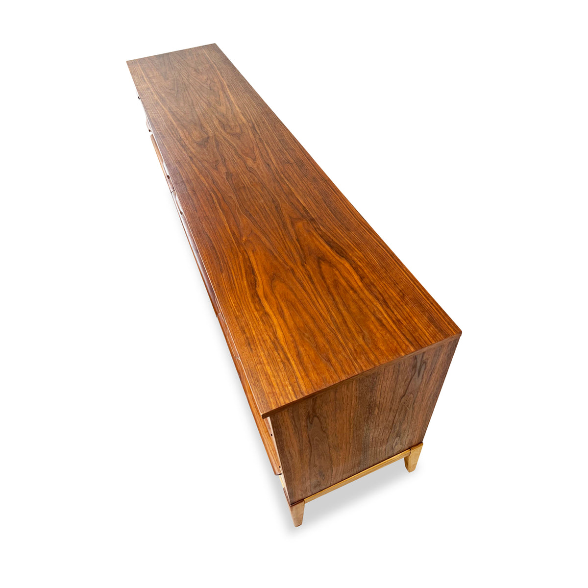Vintage Walnut Dresser by Kaufman Furniture