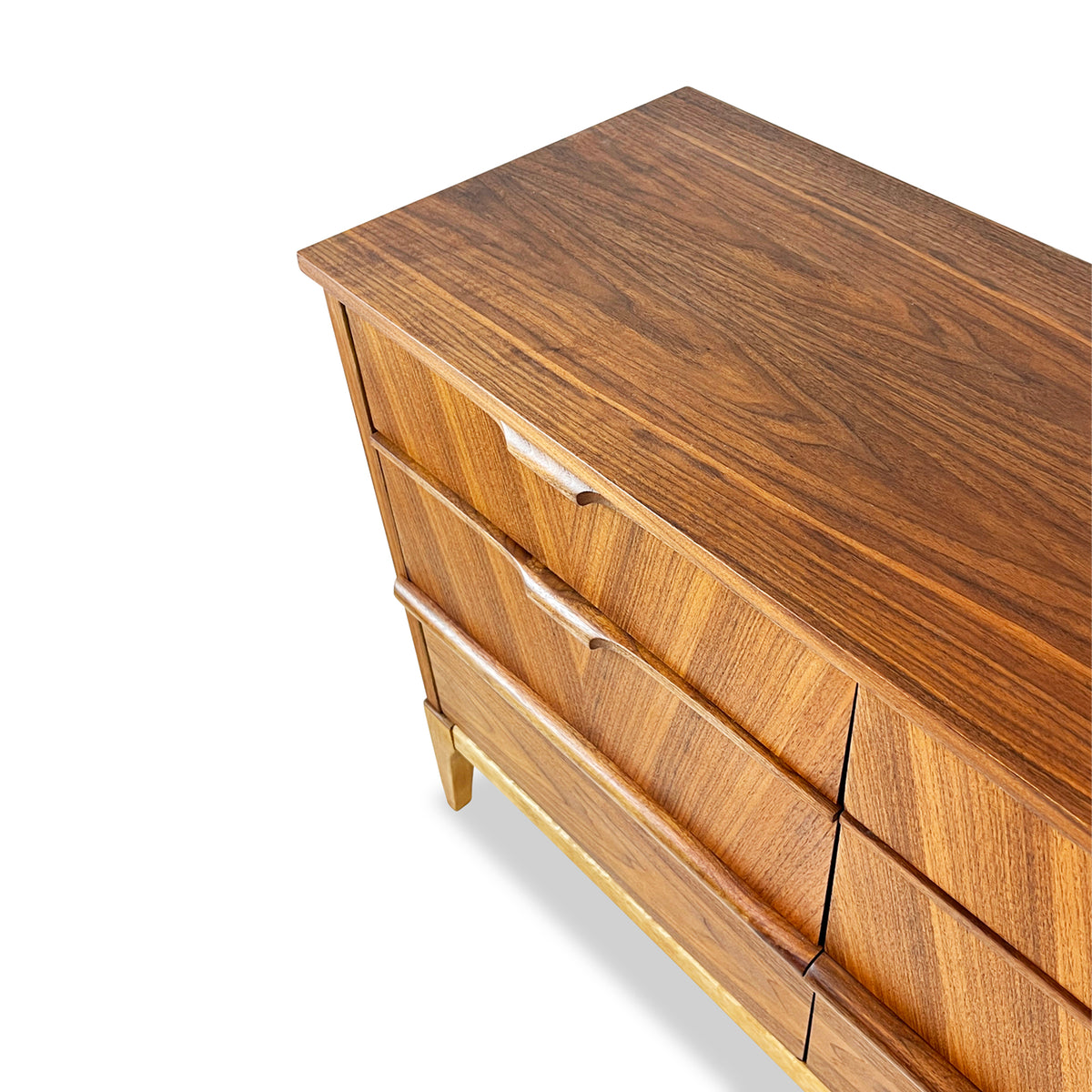 Vintage Walnut Dresser by Kaufman Furniture