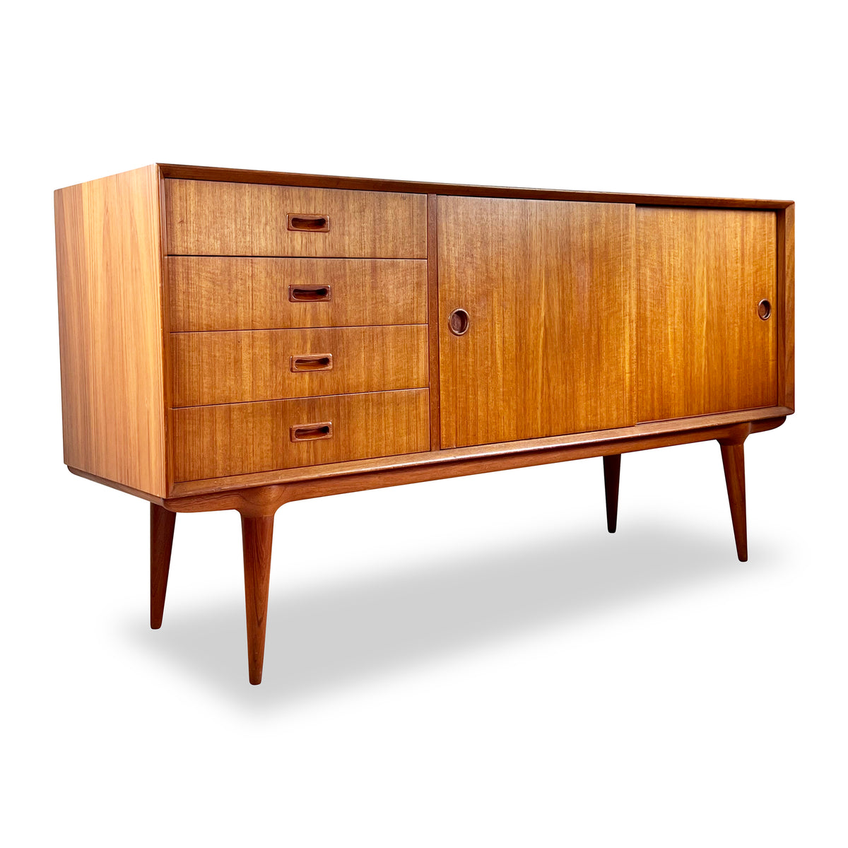 Rare Teak Sideboard by Gunni Omann for Omann Jun, 1960s