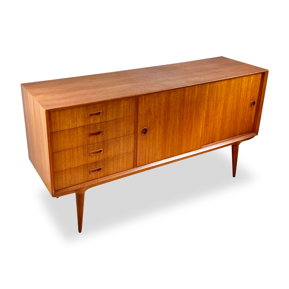 Rare Teak Sideboard by Gunni Omann for Omann Jun, 1960s