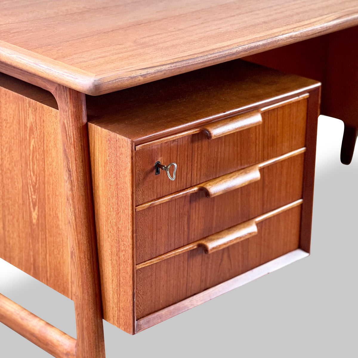 Teak Model 75 Desk by Gunni Omann, 1960s