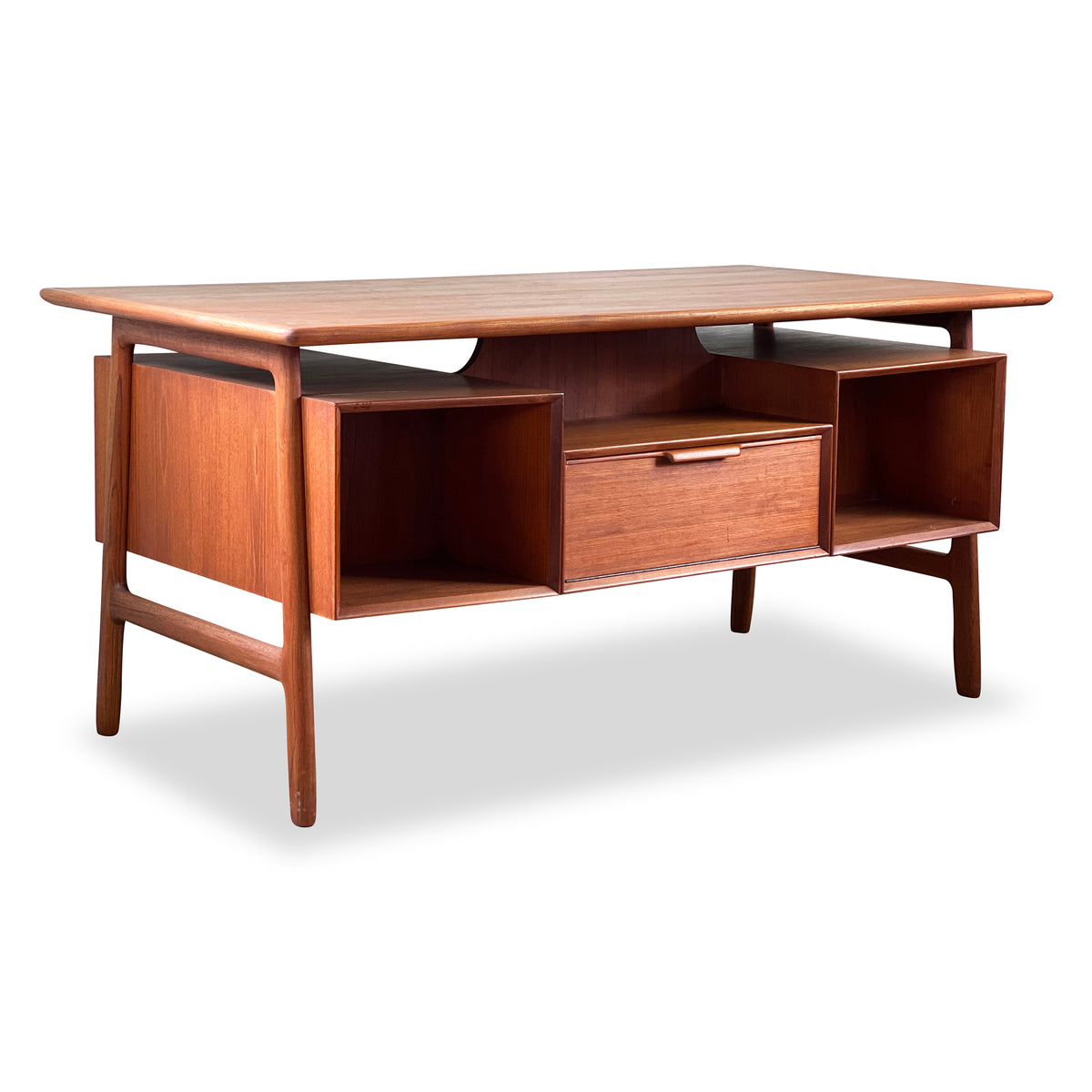 Teak Model 75 Desk by Gunni Omann, 1960s